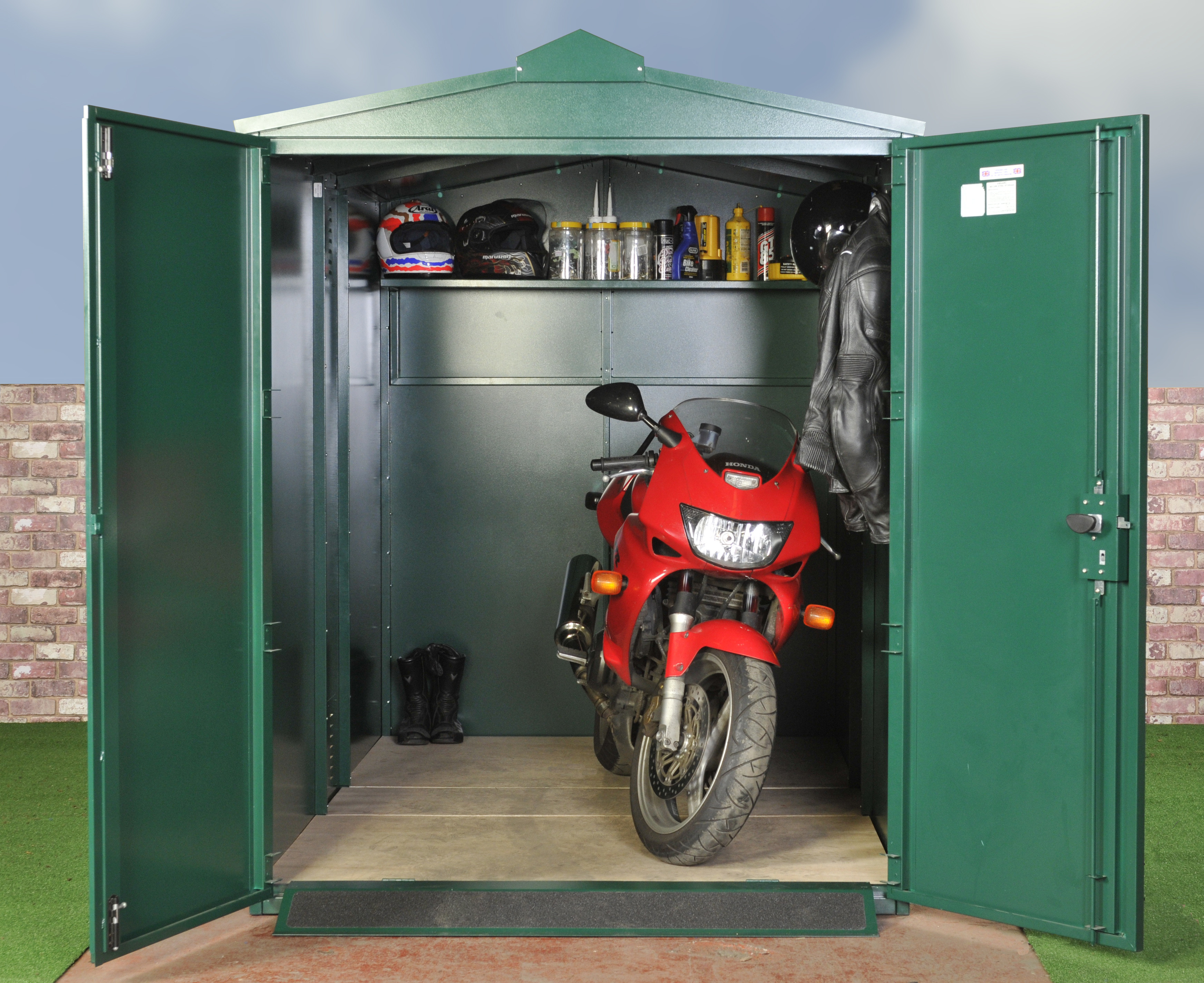 Best ideas about Motorcycle Garage Storage
. Save or Pin Motorcycle Garages can help you save on insurance Now.