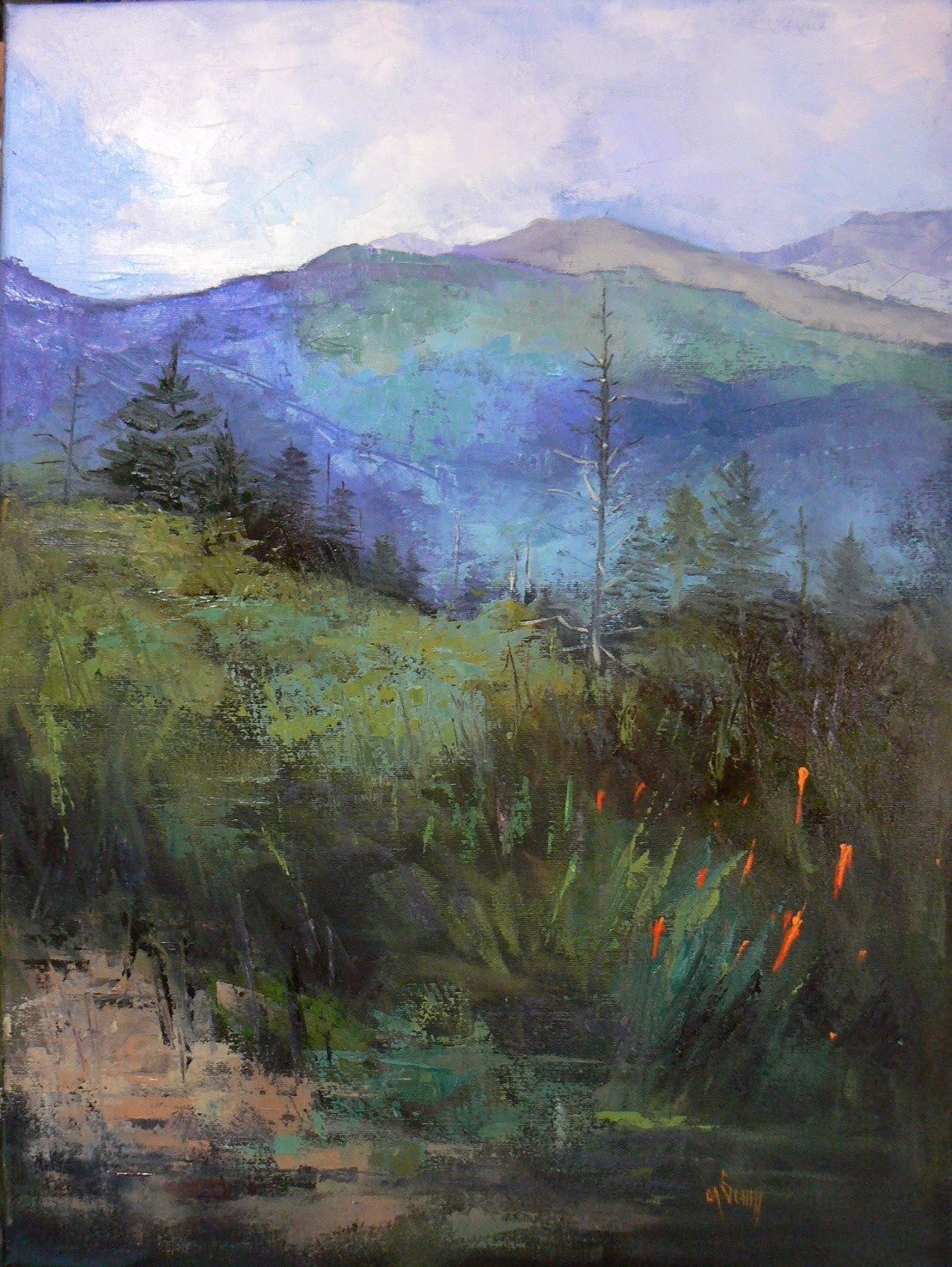 Best ideas about Mountain Landscape Painting
. Save or Pin Palette Knife Painters Mountain Landscape Oil Painting Now.
