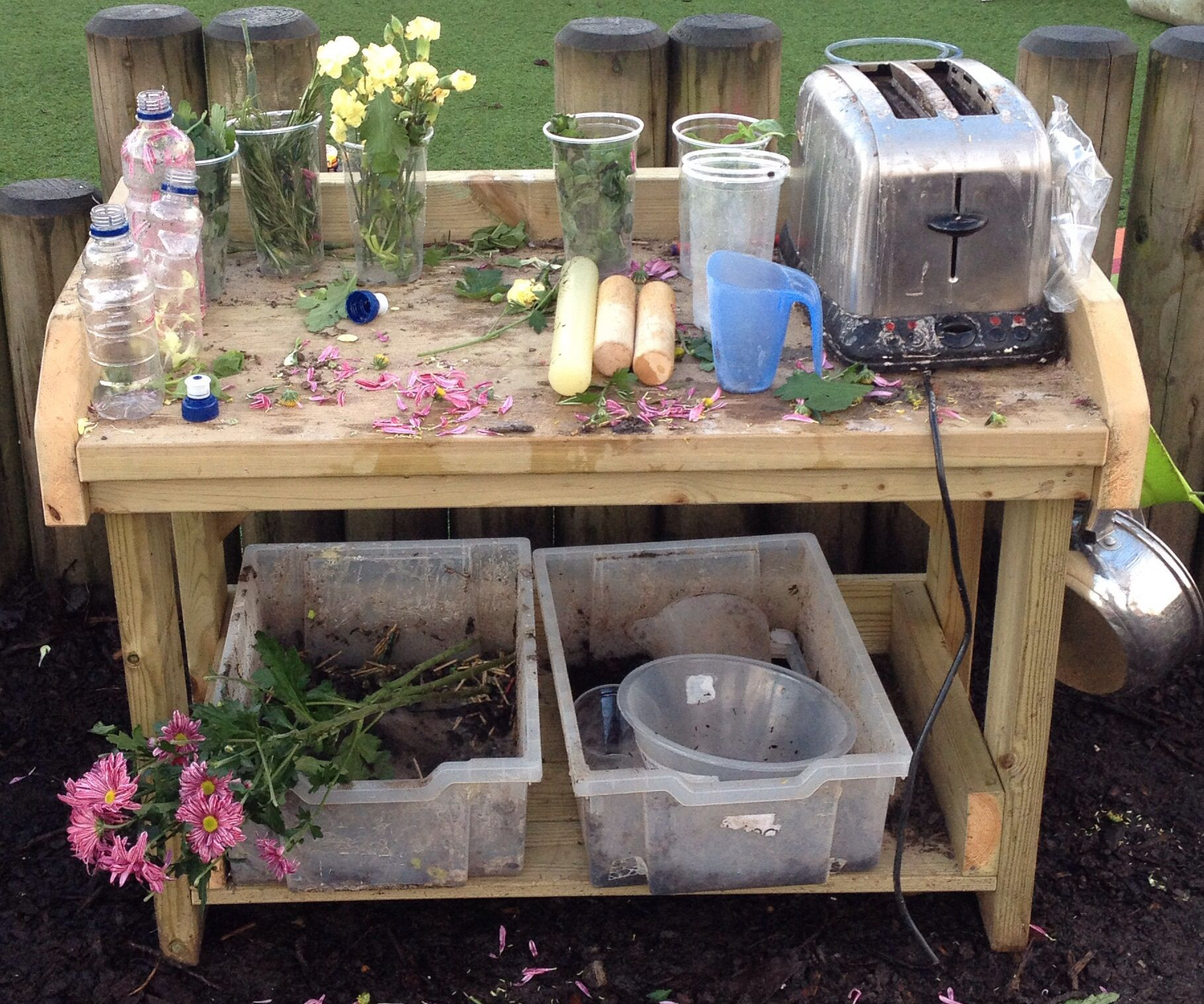 Best ideas about Mud Kitchen Ideas
. Save or Pin Perfume potion making in the mud kitchen Now.