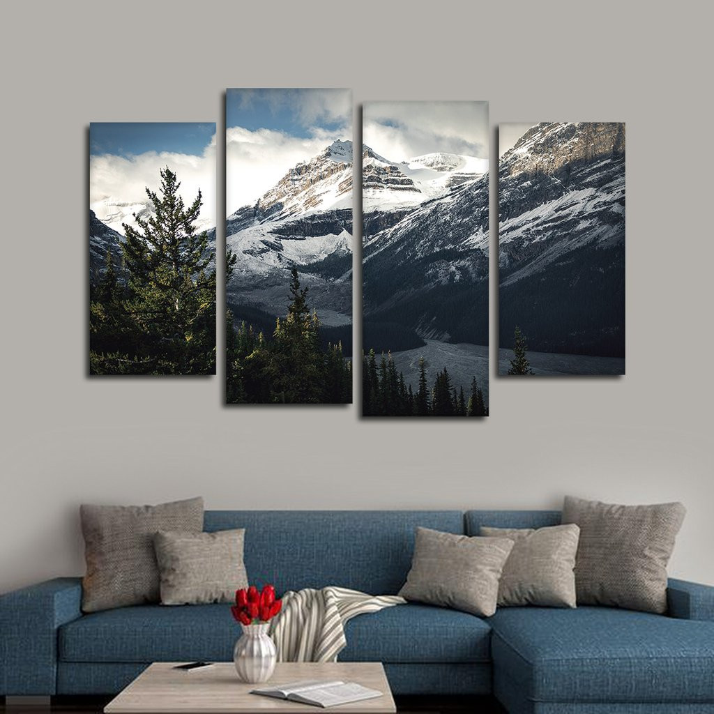 Best ideas about Multi Panel Wall Art
. Save or Pin Mountain Top Multi Panel Canvas Wall Art Now.
