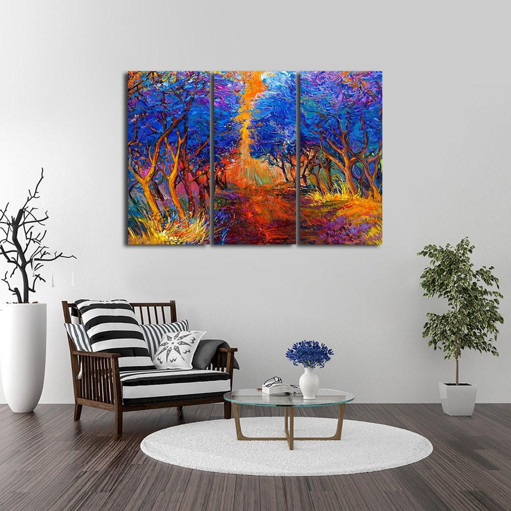 Best ideas about Multi Panel Wall Art
. Save or Pin Blue Forest Multi Panel Canvas Wall Art Now.
