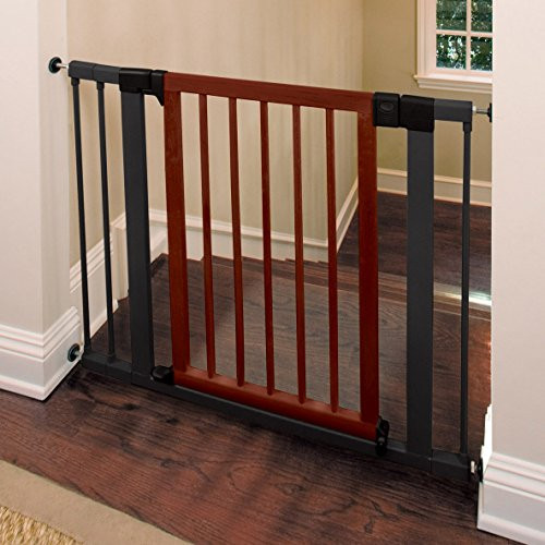 Best ideas about Munchkin Baby Gate
. Save or Pin Munchkin Wood and Steel Designer Baby Gate Dark Wood Now.
