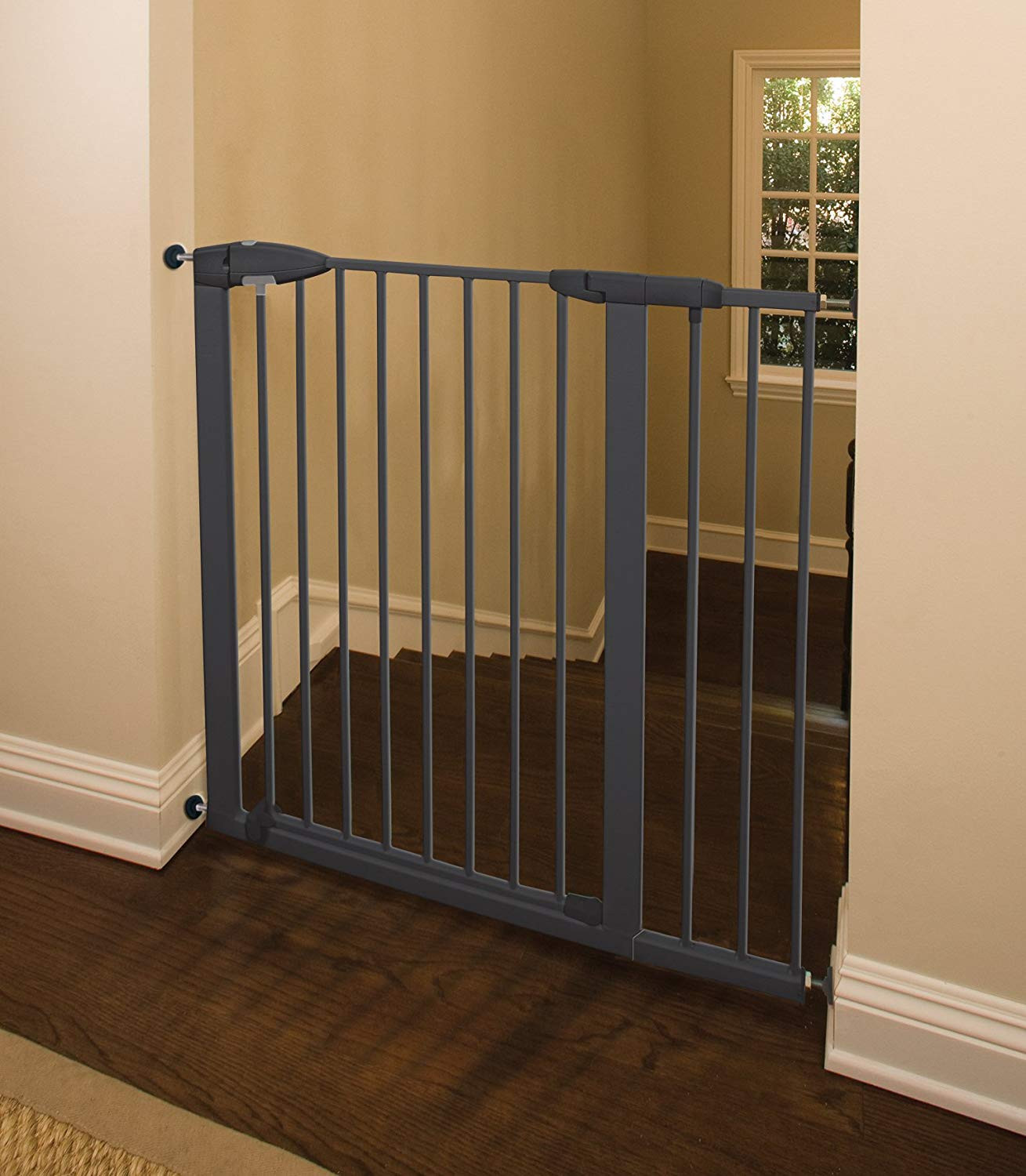 Best ideas about Munchkin Baby Gate
. Save or Pin Munchkin Easy Close Extra Tall and Wide Metal Gate Dark Now.