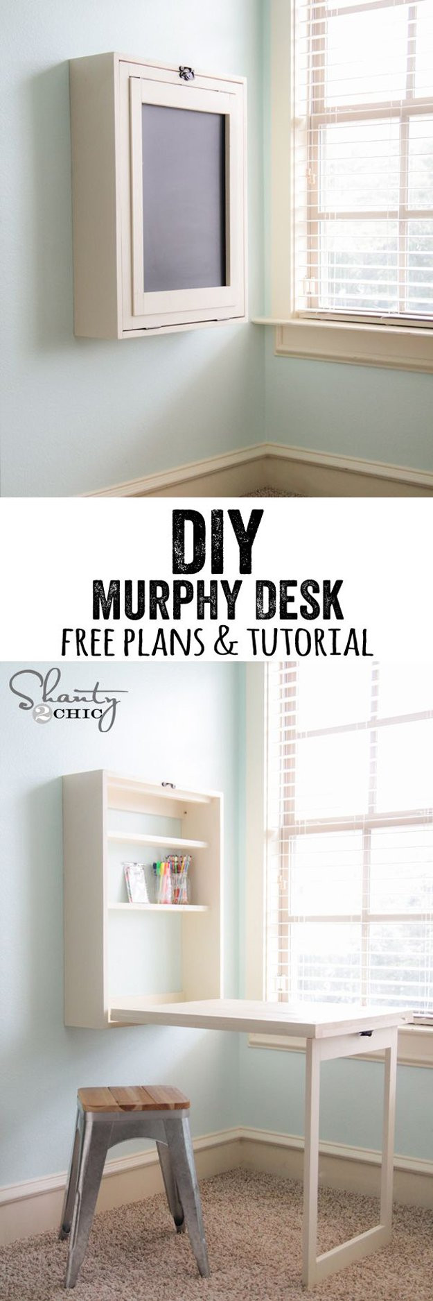 Best ideas about Murphy Table DIY
. Save or Pin 26 Ingenious DIY Ideas For Small Spaces DIY Ready Now.