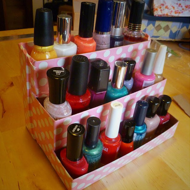 Best ideas about Nail Polish Organizer DIY
. Save or Pin How to Make Your Own Nail Polish Rack DIY Projects Craft Now.