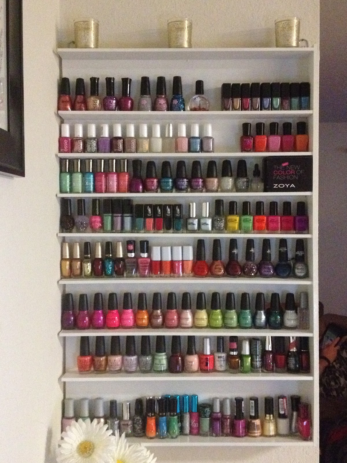 Best ideas about Nail Polish Organizer DIY
. Save or Pin Little bit of everything DIY nail polish rack Now.