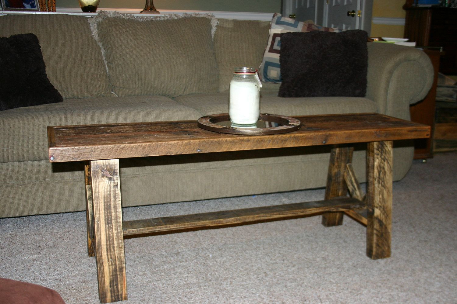 Best ideas about Narrow Coffee Table
. Save or Pin Reclaimed wood narrow coffee table rustic country $165 00 Now.