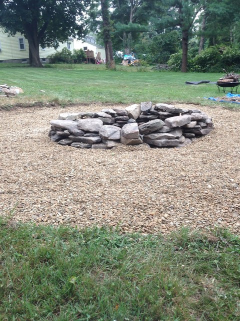 Best ideas about Natural Stone Fire Pit
. Save or Pin Natural Stone Fire Pit Traditional Landscape Boston Now.