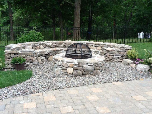 Best ideas about Natural Stone Fire Pit
. Save or Pin Natural stone fire pit Traditional Landscape boston Now.