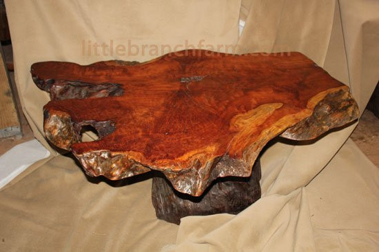 Best ideas about Natural Wood Coffee Table
. Save or Pin IN STOCK AND FOR SALE Littlebranch Farm Rustic log Furniture Now.