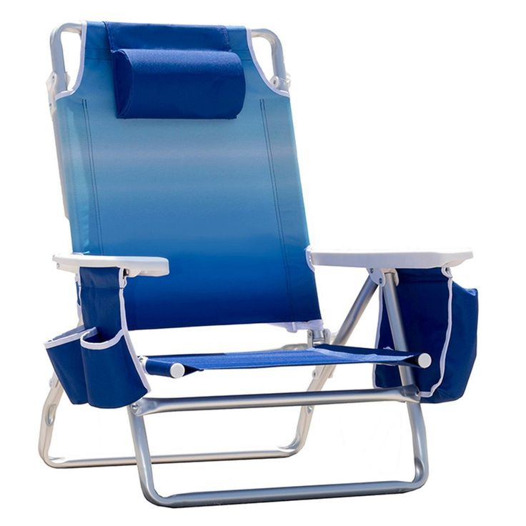 Best ideas about Nautica Beach Chair
. Save or Pin Nautica Beach Chair w Side Cooler Pouch & Cup Holders Now.
