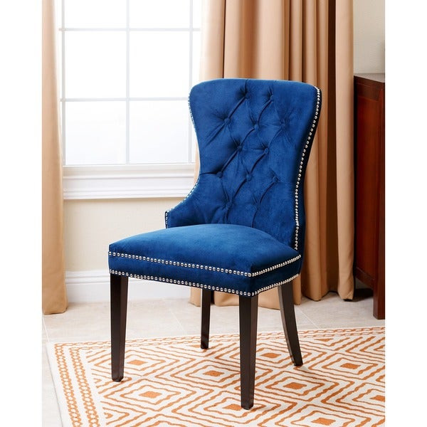 Best ideas about Navy Blue Chair
. Save or Pin ABBYSON LIVING Versailles Tufted Dining Chair Navy Blue Now.