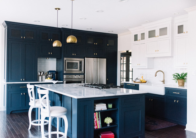 Best ideas about Navy Blue Kitchen Decor
. Save or Pin Navy Blue Kitchen Design Alexandra Lauren Interior Design Now.