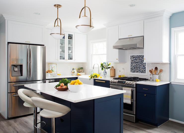 Best ideas about Navy Blue Kitchen Decor
. Save or Pin Navy Blue Kitchen Cabinets Design Ideas Now.