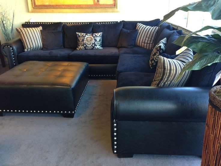 Best ideas about Navy Blue Leather Sofa
. Save or Pin Navy Blue Leather Sectional Sofa Now.