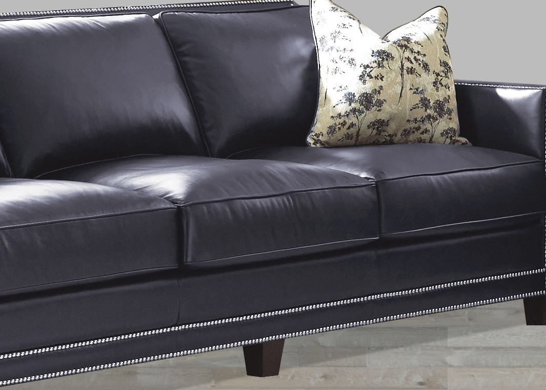 Best ideas about Navy Blue Leather Sofa
. Save or Pin Navy Blue Leather Sofa Nail Head Now.