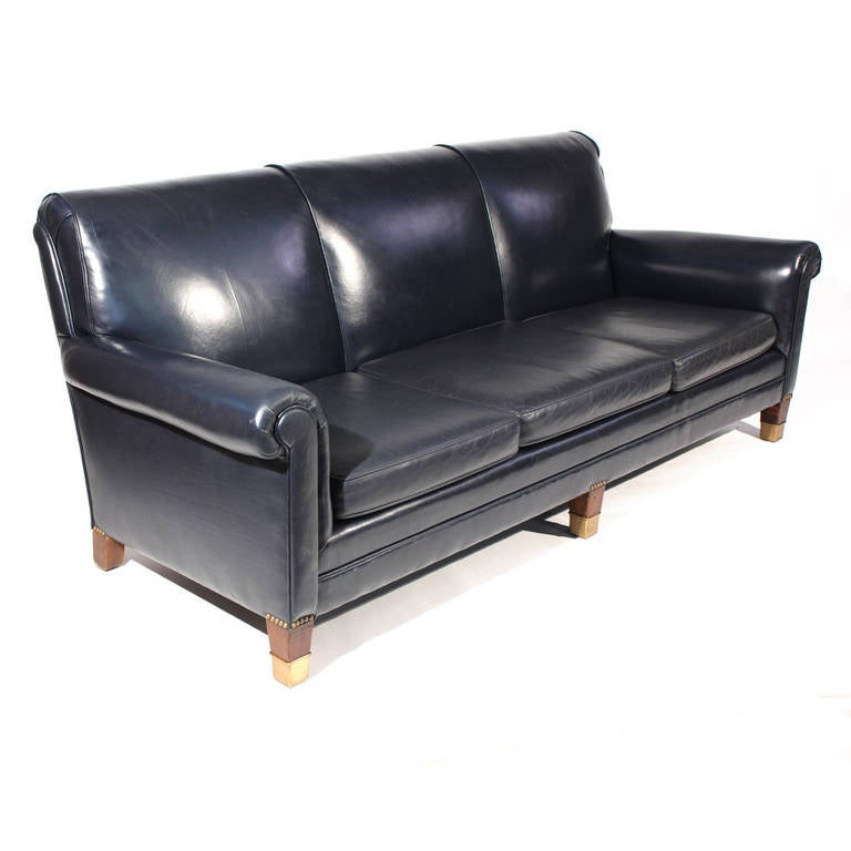 Best ideas about Navy Blue Leather Sofa
. Save or Pin Classic Navy Blue Leather Sofa at 1stdibs Now.