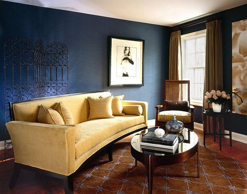 Best ideas about Navy Blue Living Room
. Save or Pin 20 Radiant Blue Living Room Design Ideas Rilane Now.