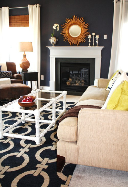 Best ideas about Navy Blue Living Room
. Save or Pin 10 Navy Rooms To Inspire You To Pick Up The Paintbrush Now.