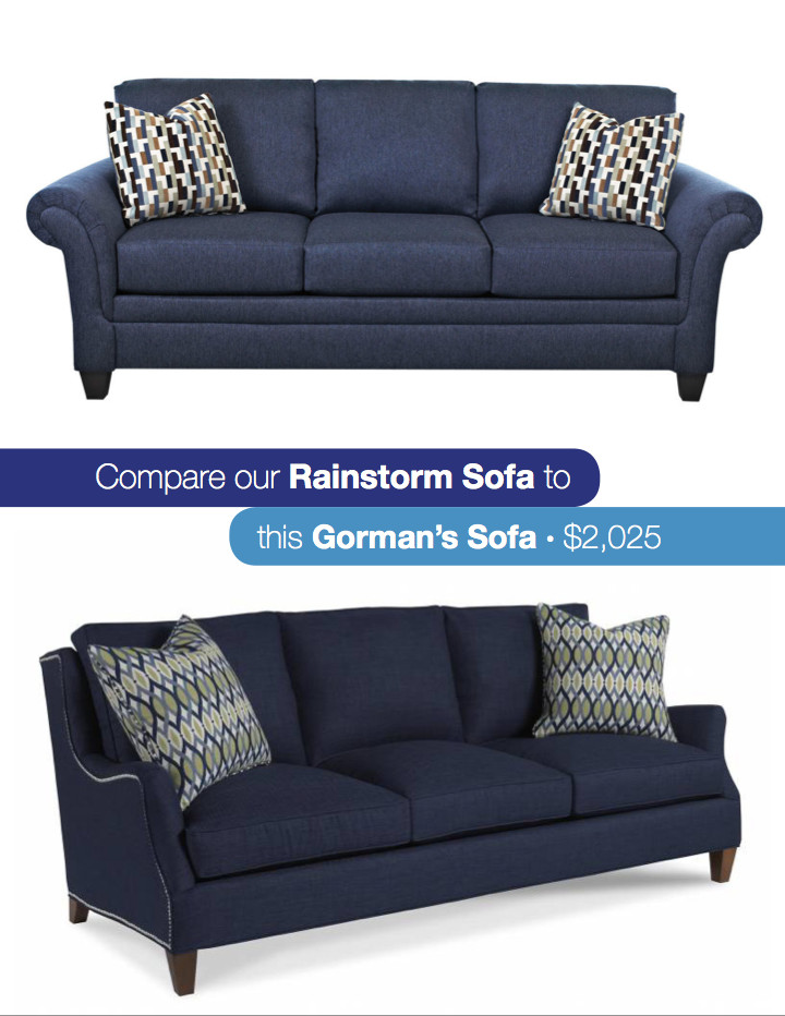 Best ideas about Navy Blue Sofa
. Save or Pin Look for Less Navy Blue Sofa – Gardner White Blog Now.