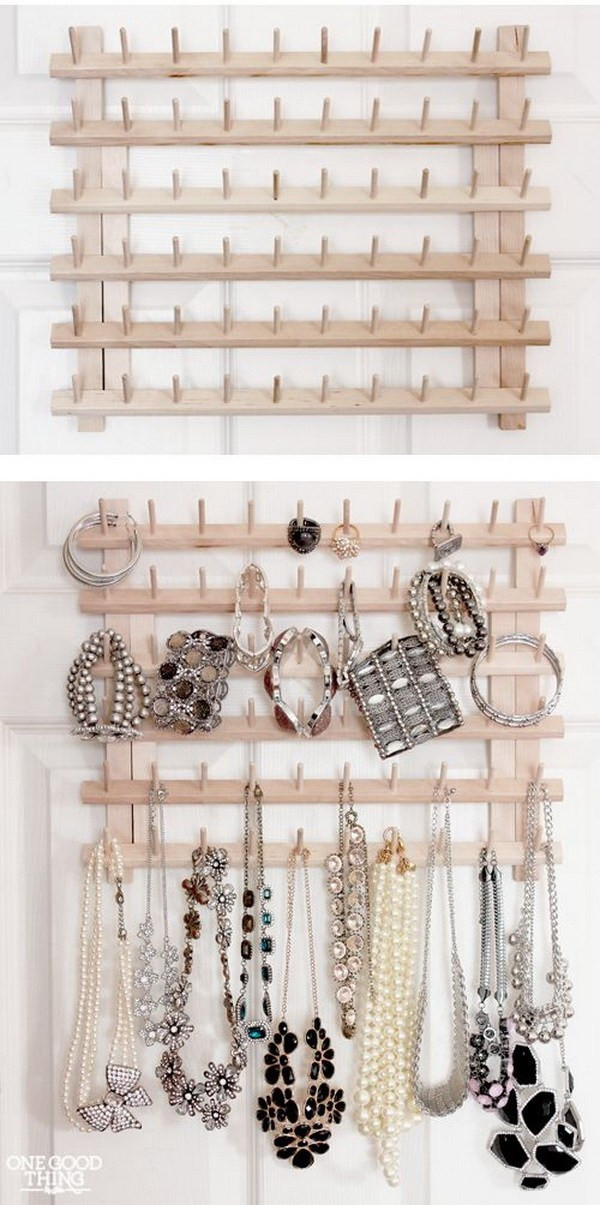 Best ideas about Necklace Storage Ideas
. Save or Pin 30 Brilliant DIY Jewelry Storage & Display Ideas For Now.