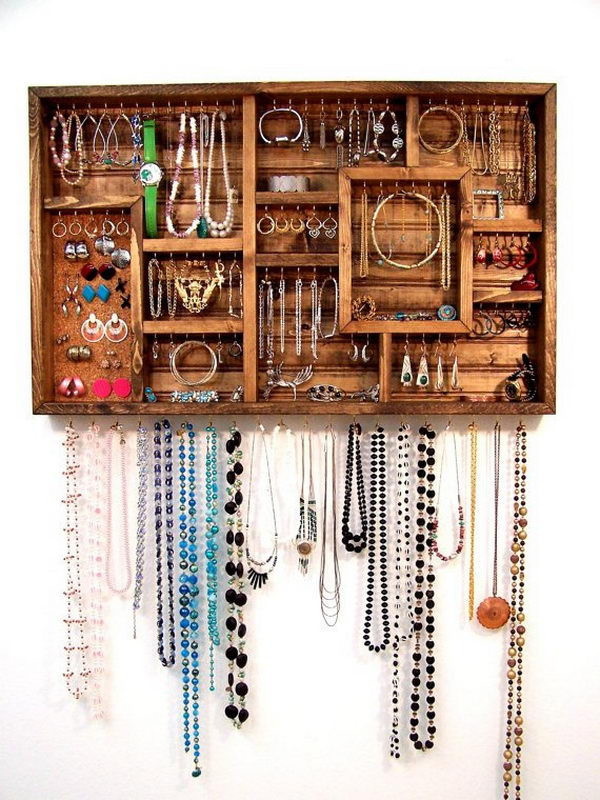 Best ideas about Necklace Storage Ideas
. Save or Pin 30 Creative Jewelry Storage & Display Ideas Hative Now.