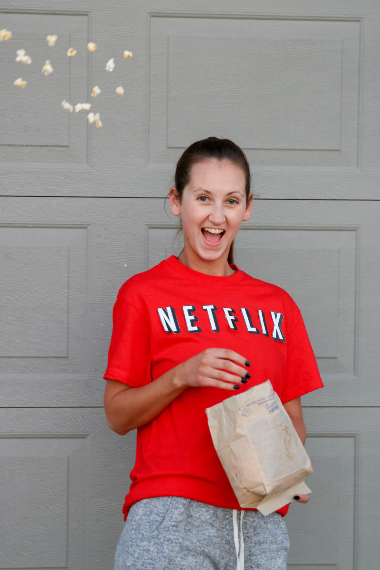 Best ideas about Netflix And Chill Costume DIY
. Save or Pin DIY Netflix & Chill Halloween Costume For The Love Now.