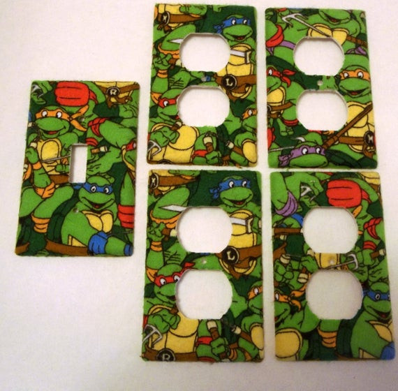 Best ideas about Ninja Turtles Bathroom Sets
. Save or Pin Teenage Mutant Ninja Turtles light switch by ChrisCraftiedecor Now.