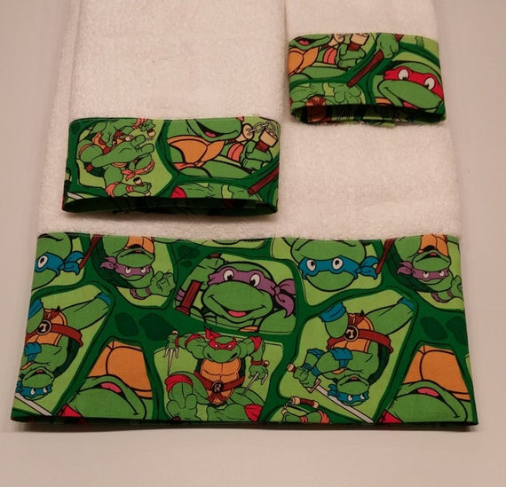 Best ideas about Ninja Turtles Bathroom Sets
. Save or Pin Teenage Mutant Ninja Turtle towel set includes matching bath Now.