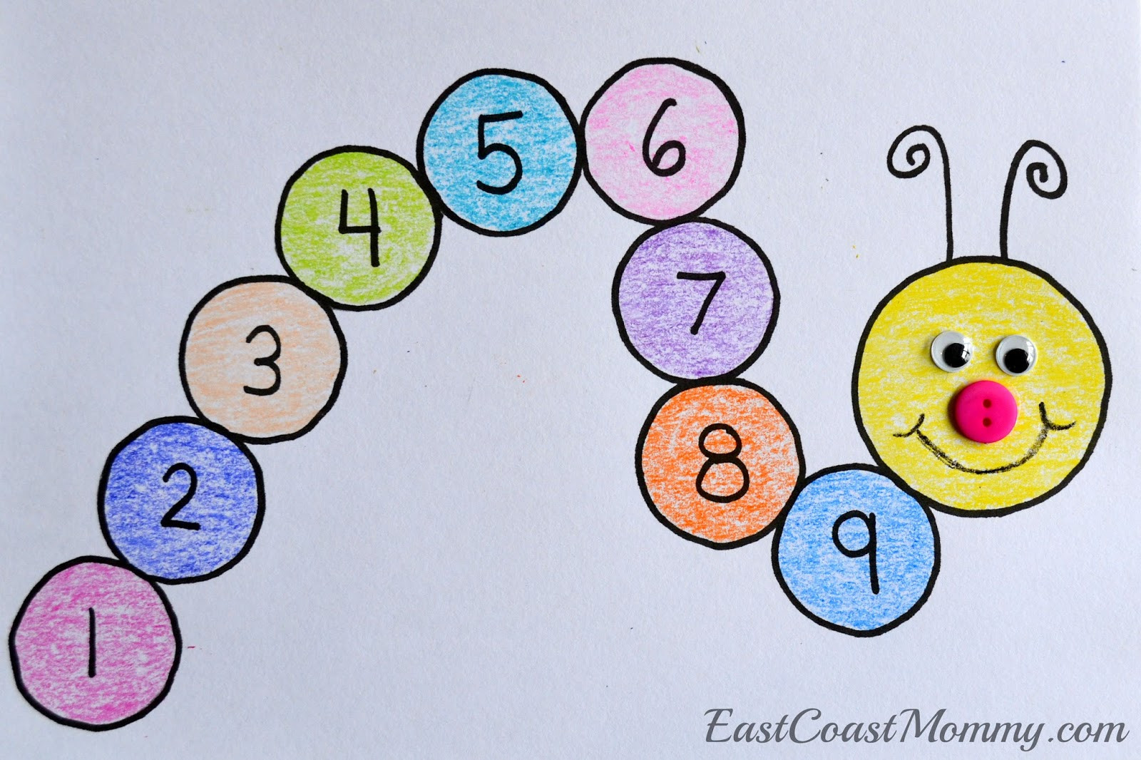 Best ideas about Number Crafts For Preschoolers
. Save or Pin East Coast Mommy Number Crafts Number NINE Monster Now.