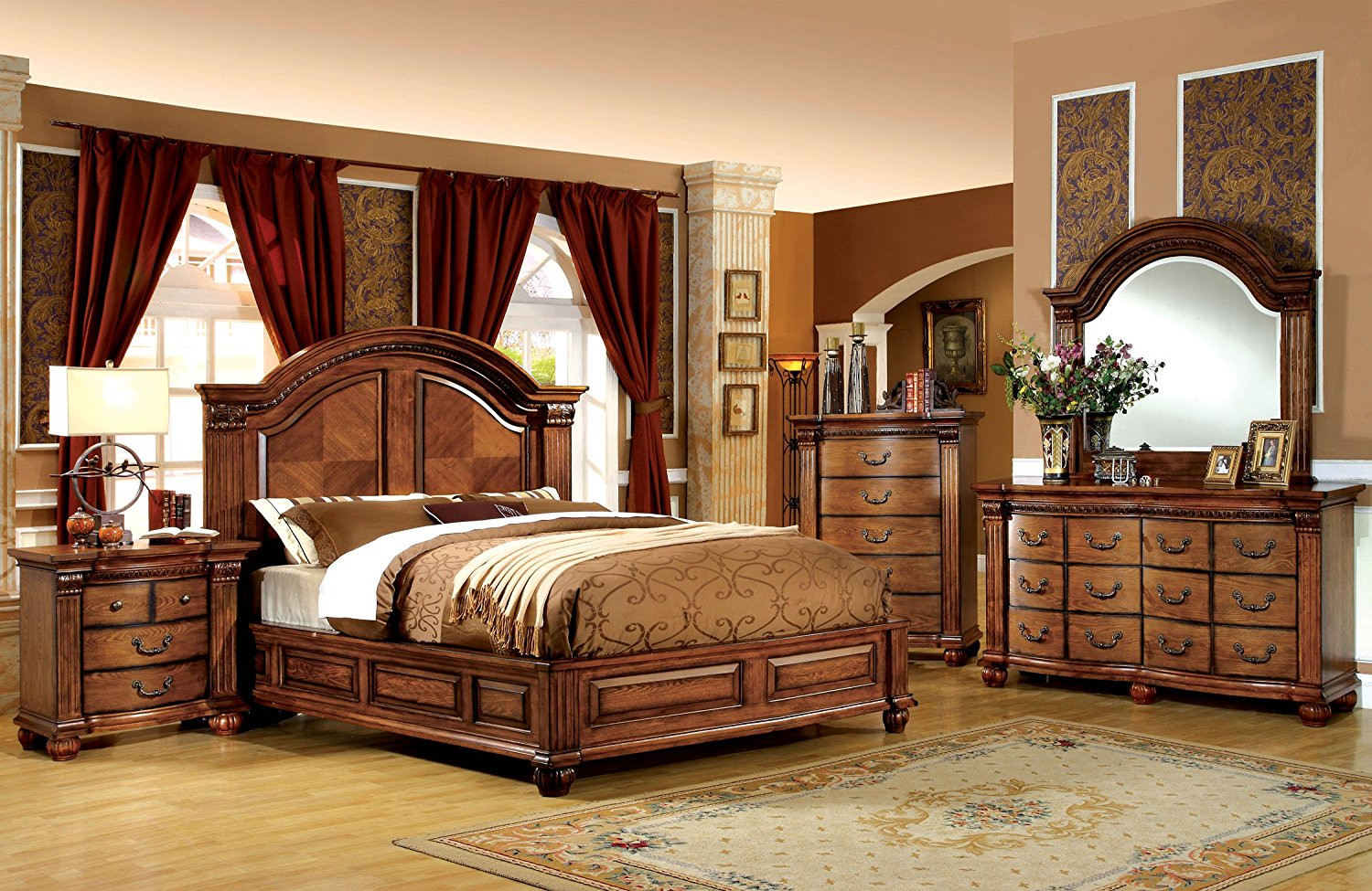 Best ideas about Oak Bedroom Furniture
. Save or Pin Oak Bedroom Sets King Bed Sizes Now.