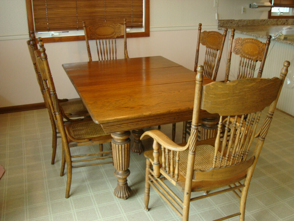Best ideas about Oak Dining Room Set
. Save or Pin Vintage Oak Dining Room Set Eight Chairs Now.