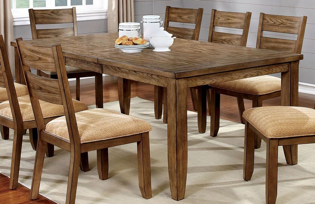Best ideas about Oak Dining Room Set
. Save or Pin Ava Light Oak Dining Room Set CM3287T Furniture of America Now.