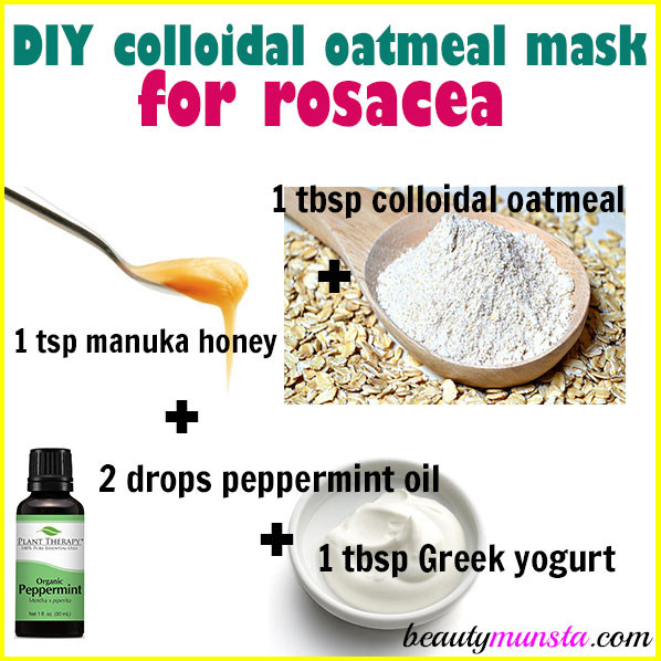 Best ideas about Oatmeal Mask DIY
. Save or Pin DIY Colloidal Oatmeal Mask for Rosacea beautymunsta Now.