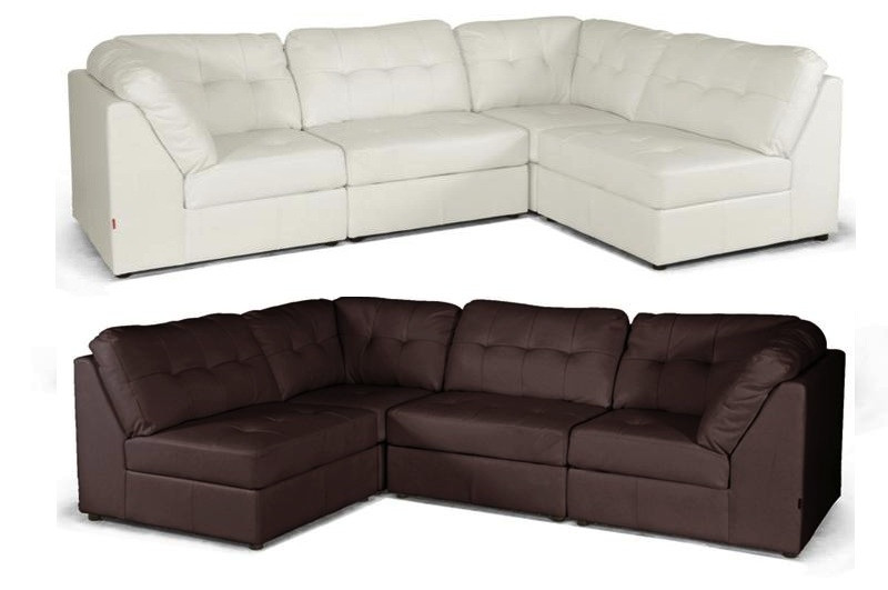 Best ideas about Off White Leather Sofa
. Save or Pin NEW OFF WHITE OR BROWN MODERN LEATHER MODULAR SECTIONAL Now.