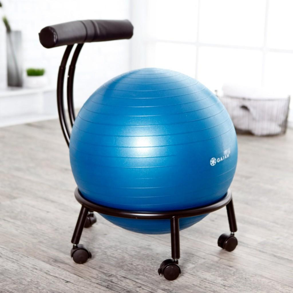Best ideas about Office Ball Chair
. Save or Pin Amazon Gaiam Custom Fit Adjustable Balance Ball Now.