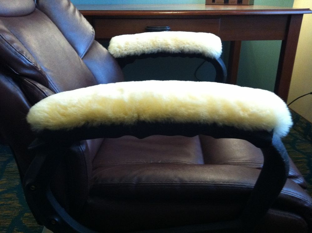 Best ideas about Office Chair Arm Covers
. Save or Pin 15" L Real Sheepskin Armrest Pads Cover fice Chair Now.
