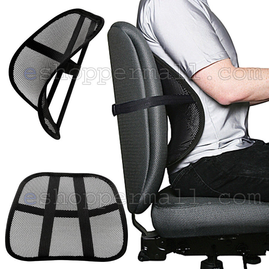 Best ideas about Office Chair Back Support
. Save or Pin Cool Mesh Back Lumbar Support Vent Cushion Car fice Now.