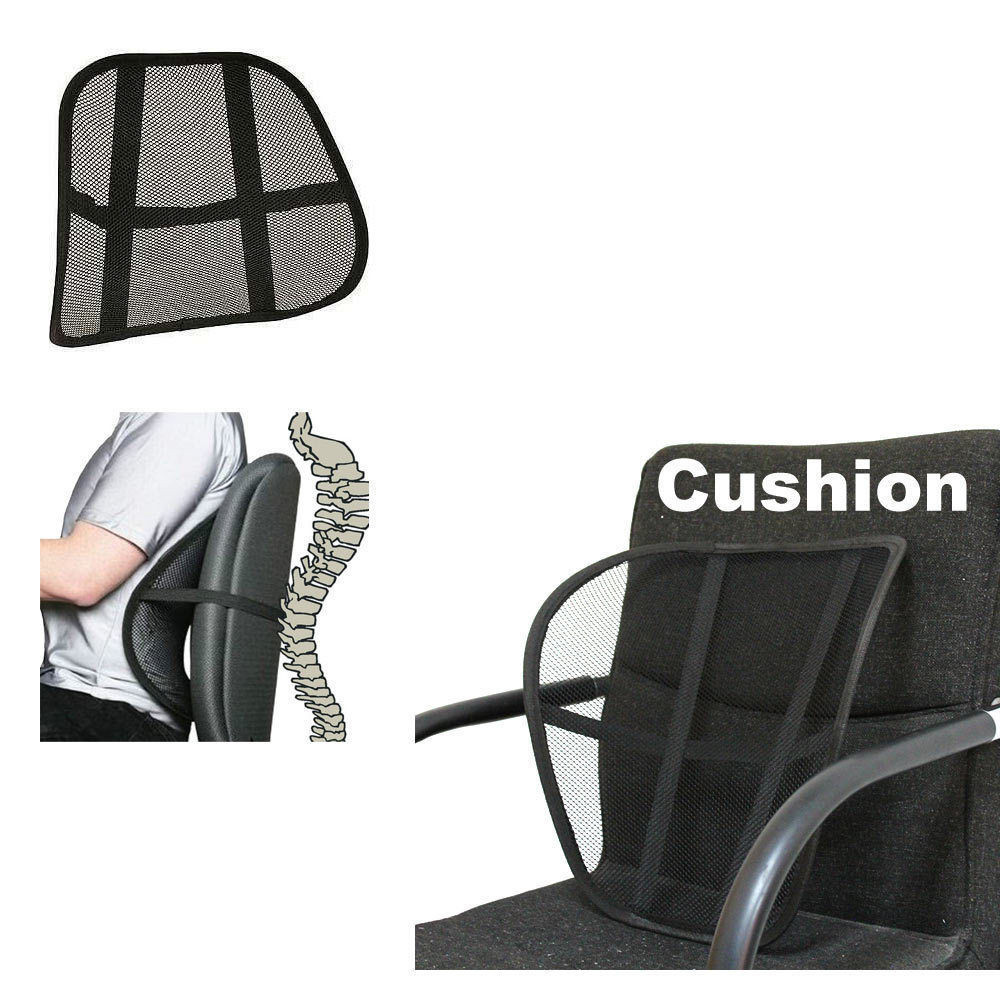 Best ideas about Office Chair Back Support
. Save or Pin Vent Cushion Mesh Back Lumbar Brace Support Car fice Now.