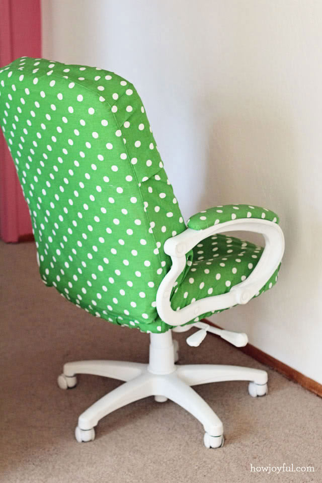 Best ideas about Office Chair Cover
. Save or Pin How to transform a boring chair with fabric and lots of Now.