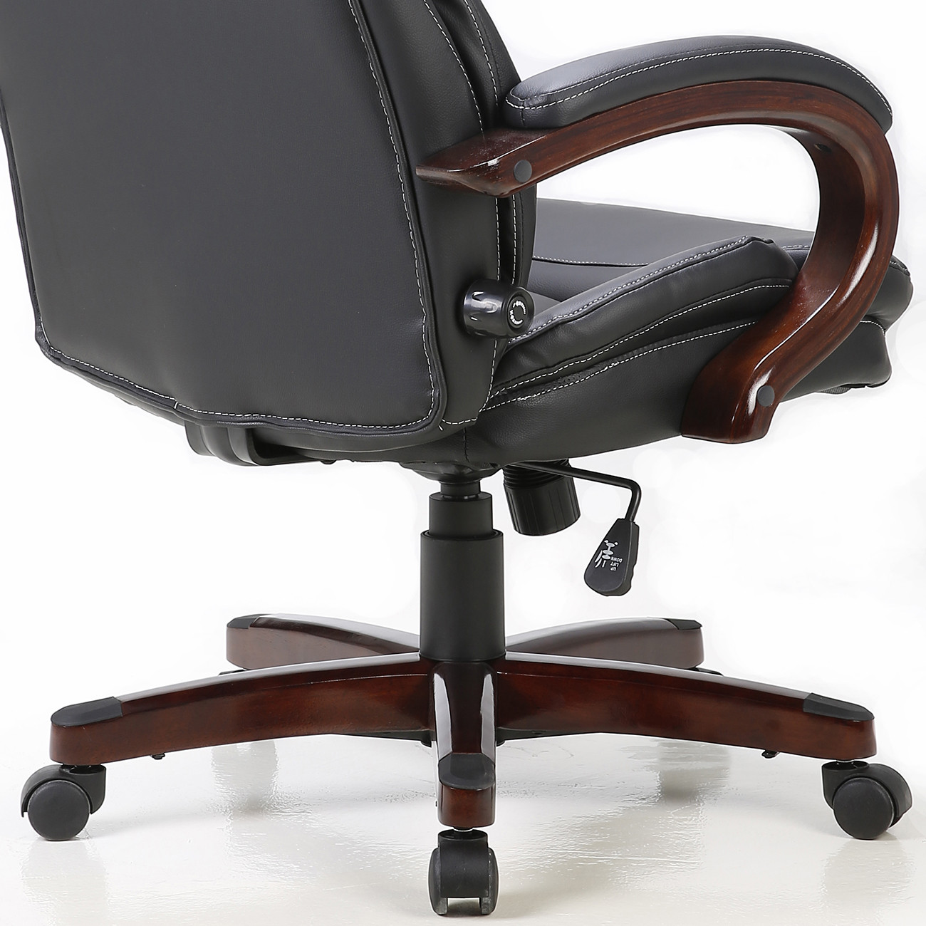 Best ideas about Office Chair Lumbar Support
. Save or Pin Executive Chair High Back fice Desk Arm Lumbar Support Now.