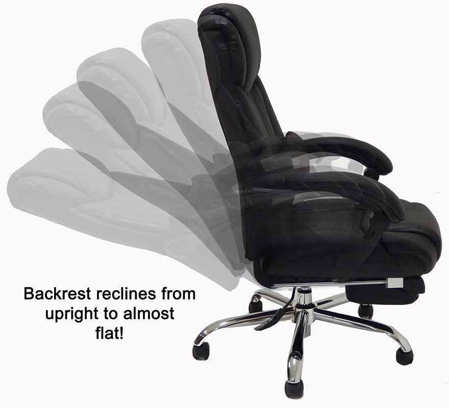 Best ideas about Office Chair Recliner
. Save or Pin Leather Reclining fice Chair w Footrest Now.