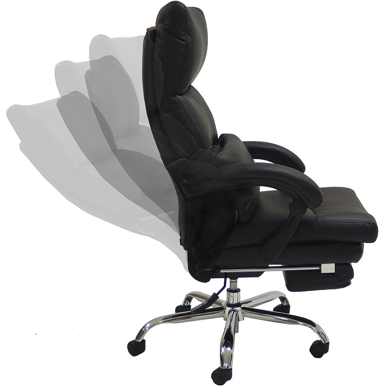 Best ideas about Office Chair Recliner
. Save or Pin Pillow Top Leather fice Recliner w Footrest Now.