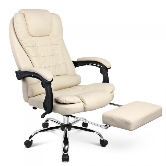 Best ideas about Office Chair With Footrest
. Save or Pin Executive fice Chair Beige With Footrest Now.