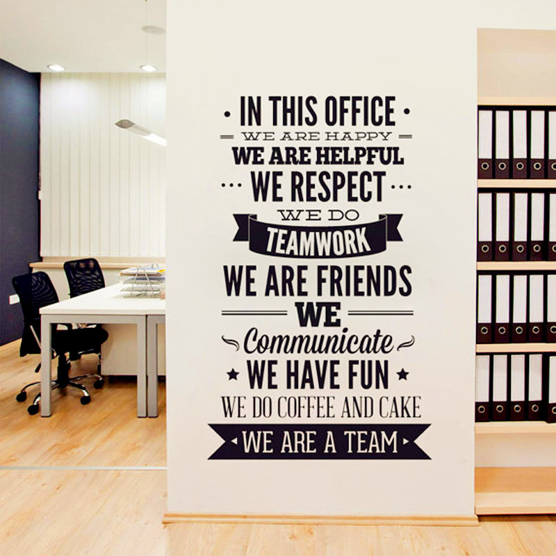 Best ideas about Office Wall Decor
. Save or Pin 2016 New Fashion Quotes Wall Sticker fice Rules Vinyl Now.