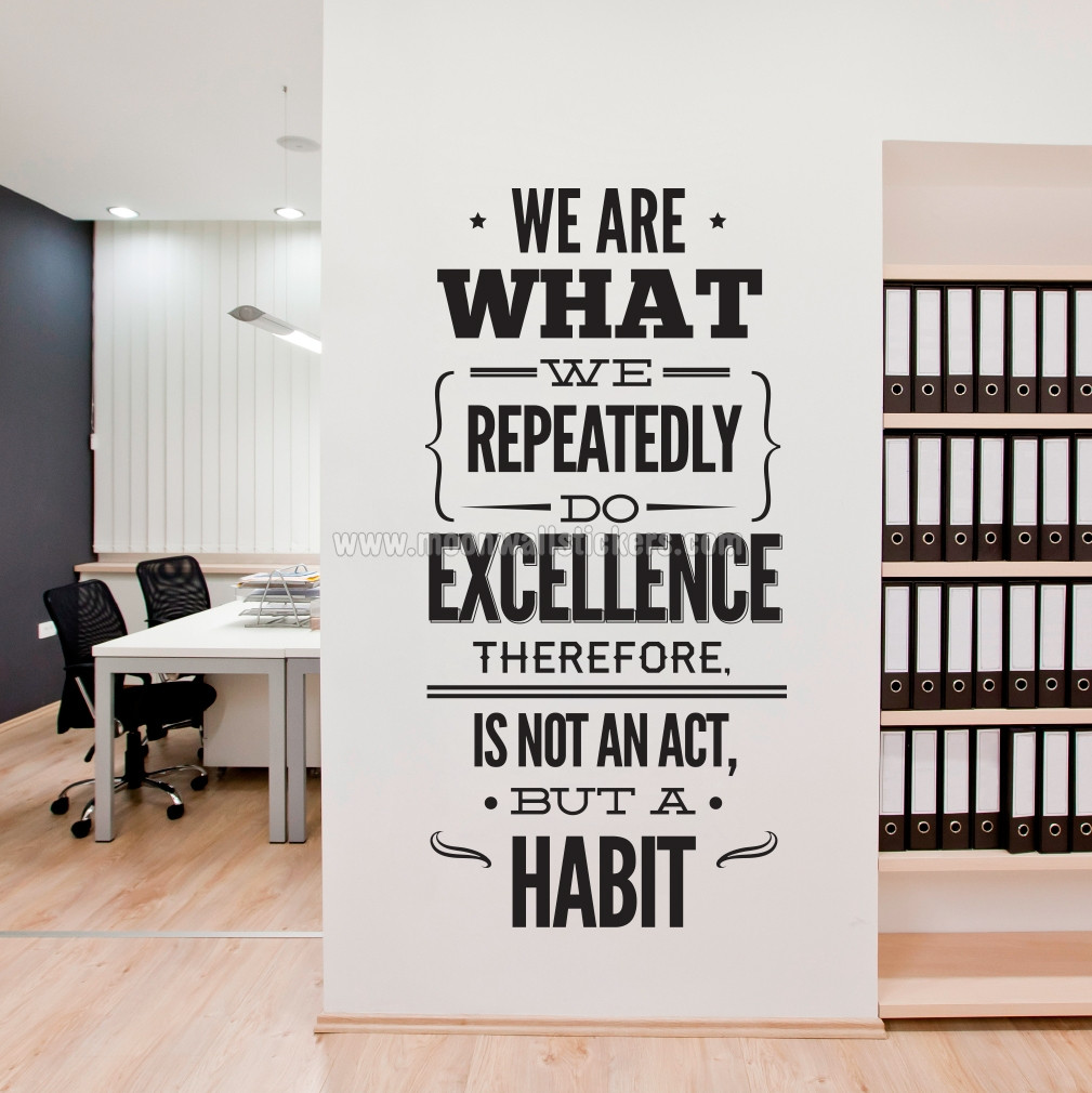 Best ideas about Office Wall Decor
. Save or Pin Excellence fice Decor wall sticker Moonwallstickers Now.