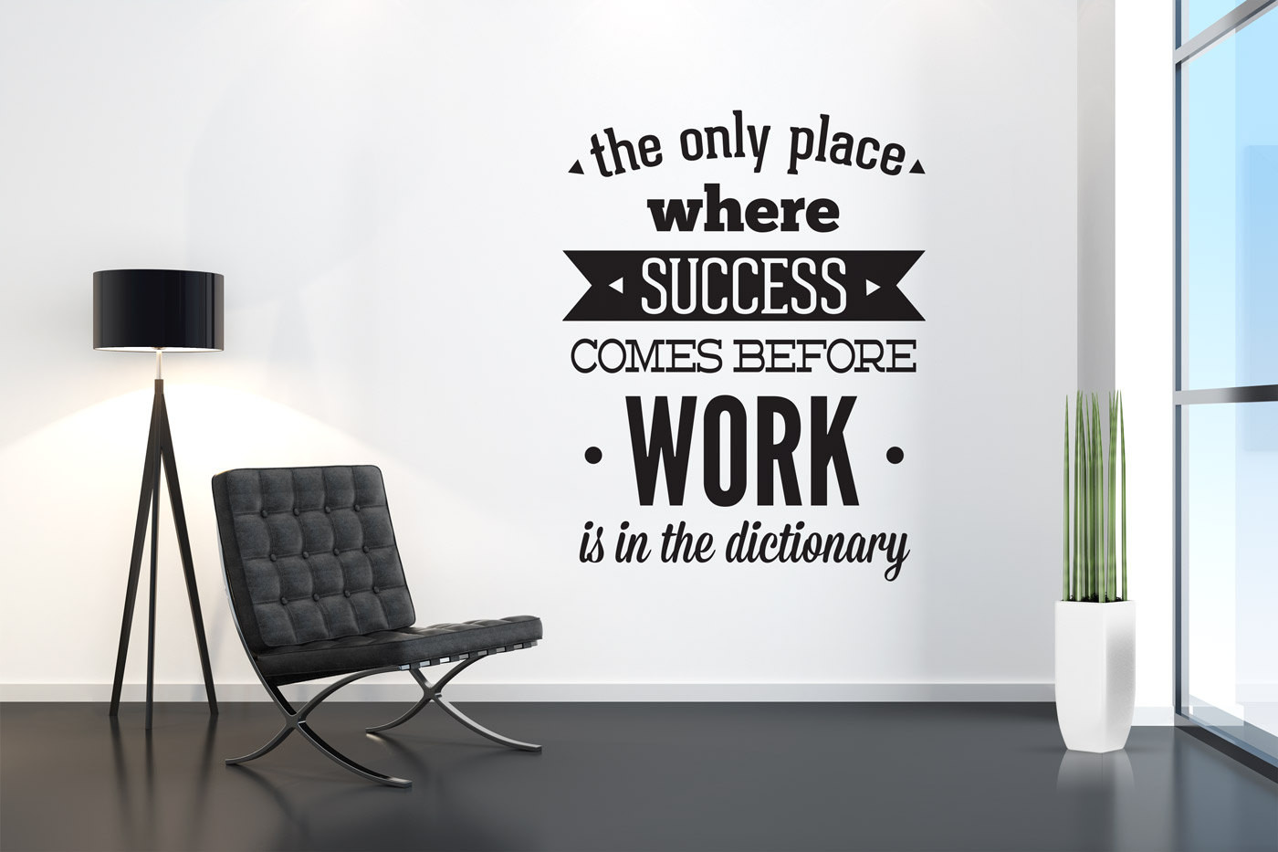 Best ideas about Office Wall Decor
. Save or Pin fice Decor Success e Before Work Typography Stickers Now.