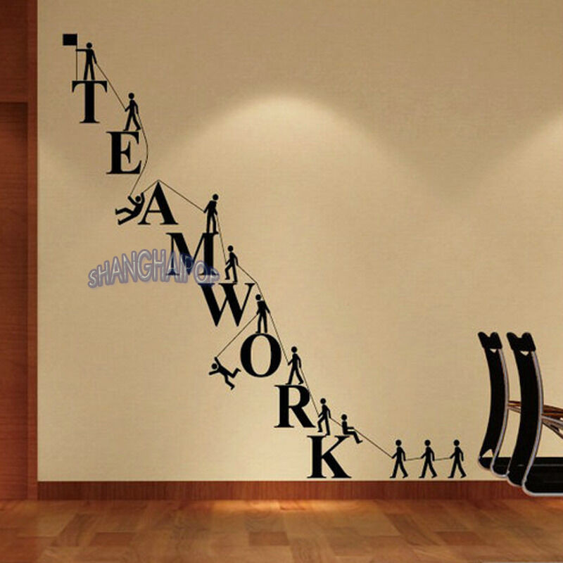 Best ideas about Office Wall Decor
. Save or Pin Teamwork Letters Wall Sticker Removable Decal Vinyl Now.