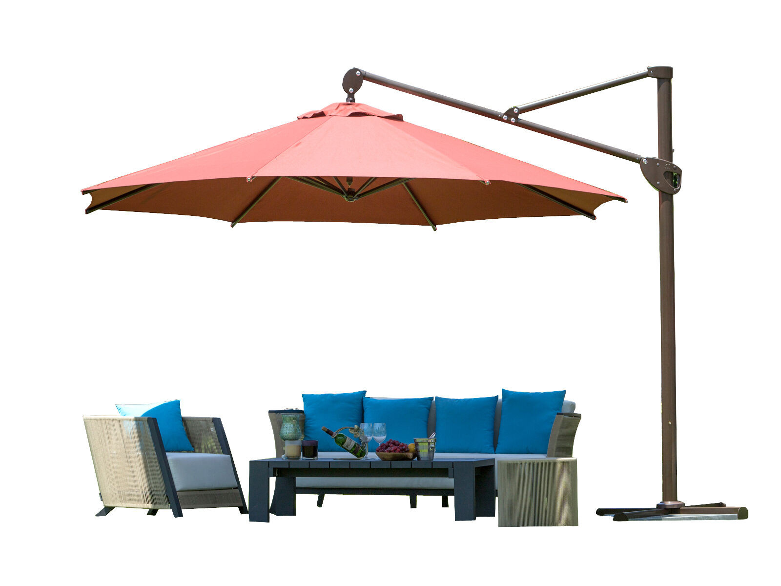 Best ideas about Offset Patio Umbrella
. Save or Pin 11’ fset Cantilever Patio Umbrella Tilt Hanging Canopy Now.