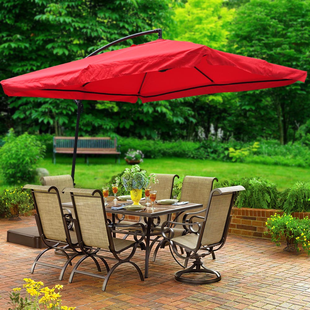 Best ideas about Offset Patio Umbrella
. Save or Pin 9x9 Deluxe Square Patio fset Hanging Umbrella Gazebo Now.